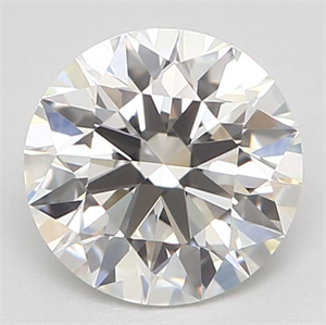 Foto Diamante Natural 0.75 quilates, Redondo , Color H, claridad IF y certificado GIA de