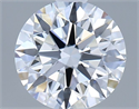 Lab Grown Diamond 1.07 Carats, Round with Ideal Cut, D Color, VVS2 Clarity and Certified by IGI