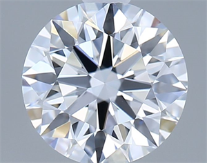 Picture of Lab Grown Diamond 1.07 Carats, Round with Ideal Cut, D Color, VVS2 Clarity and Certified by IGI