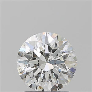 Foto Diamante Natural 1.70 quilates, Redondo , Color G, claridad SI2 y certificado GIA de