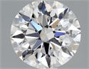 Natural Diamond 1.21 Carats, Round with Excellent Cut, D Color, FL Clarity and Certified by GIA