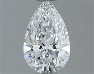Foto Diamante Natural 0.60 quilates, De pera , Color D, claridad SI1 y certificado GIA de