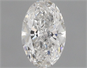 Diamante Natural 0.46 quilates, Ovalado , Color E, claridad SI1 y certificado GIA