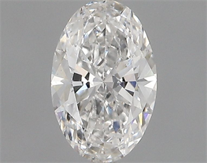 Foto Diamante Natural 0.46 quilates, Ovalado , Color E, claridad SI1 y certificado GIA de