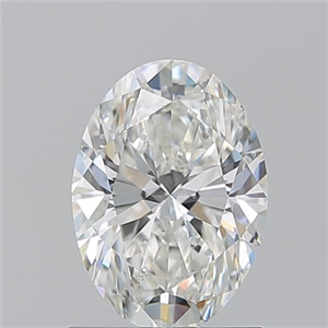 Picture of Natural Diamond 1.20 Carats, Oval with  Cut, G Color, SI2 Clarity and Certified by GIA