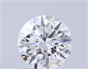 Lab Grown Diamond 1.01 Carats, Round with Excellent Cut, D Color, VVS2 Clarity and Certified by IGI