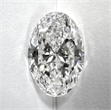Diamante Natural 1.71 quilates, Ovalado , Color F, claridad SI1 y certificado GIA