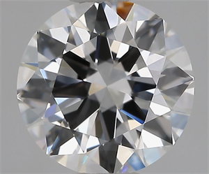 Picture of Natural Diamond 1.40 Carats, Round with Excellent Cut, E Color, IF Clarity and Certified by GIA