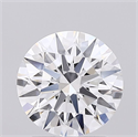 Lab Grown Diamond 1.52 Carats, Round with Ideal Cut, D Color, VVS1 Clarity and Certified by IGI