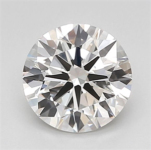 Picture of Lab Grown Diamond 1.25 Carats, Round with Ideal Cut, G Color, VVS2 Clarity and Certified by IGI