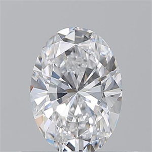 Picture of Natural Diamond 0.50 Carats, Oval with  Cut, D Color, VVS1 Clarity and Certified by GIA