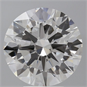 Lab Grown Diamond 5.50 Carats, Round with Excellent Cut, F Color, VVS2 Clarity and Certified by IGI