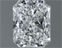 Diamante Natural 0.50 quilates, Radiante , Color F, claridad VS2 y certificado GIA
