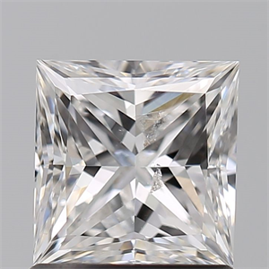 Foto Diamante Natural 1.01 quilates, Princesa , Color F, claridad SI2 y certificado GIA de