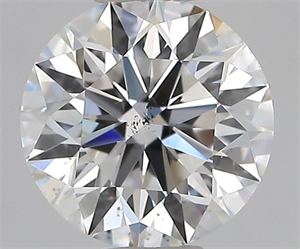 Picture of Natural Diamond 1.00 Carats, Round with Excellent Cut, F Color, SI1 Clarity and Certified by GIA