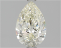 Natural Diamond 1.51 Carats, Pear with  Cut, K Color, SI1 Clarity and Certified by HRD