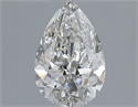 Natural Diamond 1.01 Carats, Pear with  Cut, H Color, VVS1 Clarity and Certified by IGI