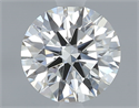 Diamante Natural 0.50 quilates, Redondo , Color I, claridad IF y certificado GIA