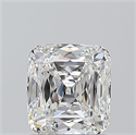 Diamante Natural 1.00 quilates, Del cojín , Color F, claridad VS2 y certificado GIA