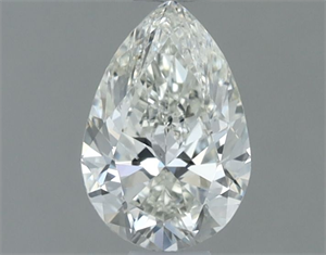 Picture of Natural Diamond 0.50 Carats, Pear with  Cut, H Color, VS1 Clarity and Certified by IGI