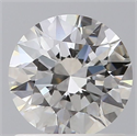Natural Diamond 0.80 Carats, Round with Excellent Cut, H Color, SI1 Clarity and Certified by GIA