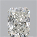 Natural Diamond 0.71 Carats, Radiant with  Cut, J Color, VS2 Clarity and Certified by GIA