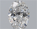 Natural Diamond 0.51 Carats, Oval with  Cut, D Color, VVS1 Clarity and Certified by GIA
