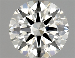 Picture of Natural Diamond 0.70 Carats, Round with Excellent Cut, J Color, VVS1 Clarity and Certified by GIA