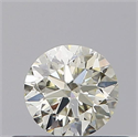 Natural Diamond 0.40 Carats, Round with Very Good Cut, N Color, SI1 Clarity and Certified by GIA