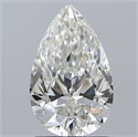 Natural Diamond 1.53 Carats, Pear with  Cut, H Color, VVS2 Clarity and Certified by GIA