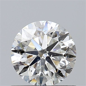 Foto Diamante Natural 0.77 quilates, Redondo , Color H, claridad SI2 y certificado GIA de