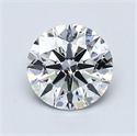 Natural Diamond 1.03 Carats, Round with Excellent Cut, E Color, I1 Clarity and Certified by GIA