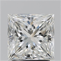 Natural Diamond 2.01 Carats, Princess with  Cut, I Color, VS1 Clarity and Certified by GIA