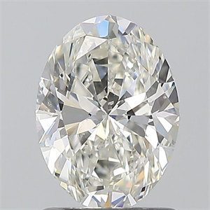 Picture of Natural Diamond 1.20 Carats, Oval with  Cut, J Color, SI1 Clarity and Certified by GIA