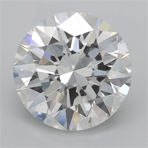 Foto Diamante Natural 3.01 quilates, Redondo , Color H, claridad SI1 y certificado GIA de