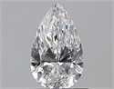 Natural Diamond 0.71 Carats, Pear with  Cut, D Color, VS1 Clarity and Certified by GIA
