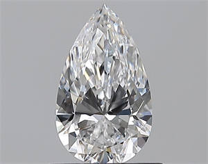 Picture of Natural Diamond 0.71 Carats, Pear with  Cut, D Color, VS1 Clarity and Certified by GIA