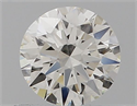 Diamante Natural 0.54 quilates, Redondo , Color I, claridad IF y certificado GIA