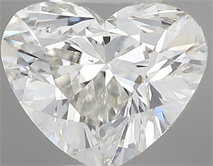 Picture of Natural Diamond 0.50 Carats, Heart with  Cut, H Color, VS2 Clarity and Certified by IGI