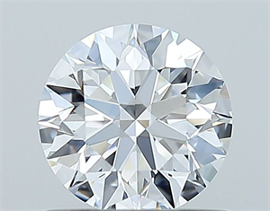 Foto Diamante Natural 0.71 quilates, Redondo , Color E, claridad VS2 y certificado GIA de