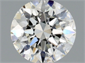 Natural Diamond 0.70 Carats, Round with Excellent Cut, H Color, VVS2 Clarity and Certified by GIA
