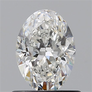 Foto Diamante Natural 0.61 quilates, Ovalado , Color F, claridad VS1 y certificado GIA de