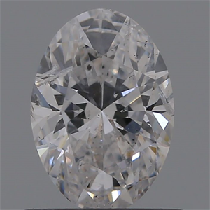 Picture of Natural Diamond 0.72 Carats, Oval with  Cut, D Color, I1 Clarity and Certified by GIA