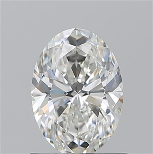 Picture of Natural Diamond 1.01 Carats, Oval with  Cut, H Color, VVS2 Clarity and Certified by GIA