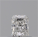 Natural Diamond 0.33 Carats, Radiant with  Cut, F Color, VVS1 Clarity and Certified by GIA