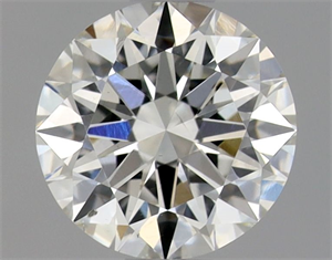 Foto Diamante Natural 0.70 quilates, Redondo , Color H, claridad SI1 y certificado GIA de