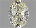 Natural Diamond 2.01 Carats, Oval with  Cut, N Color, VVS2 Clarity and Certified by GIA