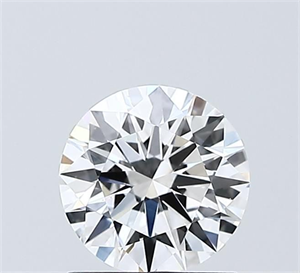Picture of Lab Grown Diamond 1.00 Carats, Round with Ideal Cut, D Color, VS1 Clarity and Certified by IGI