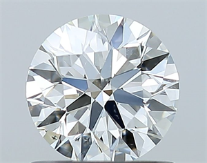 Foto Diamante Natural 0.82 quilates, Redondo , Color H, claridad SI2 y certificado GIA de