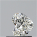 Diamante Natural 0.52 quilates, Corazón , Color J, claridad SI1 y certificado GIA